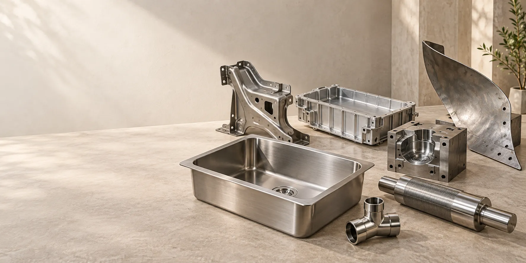 Stainless-steel sink, automotive components, agricultural blade, mold block and roller shaft
