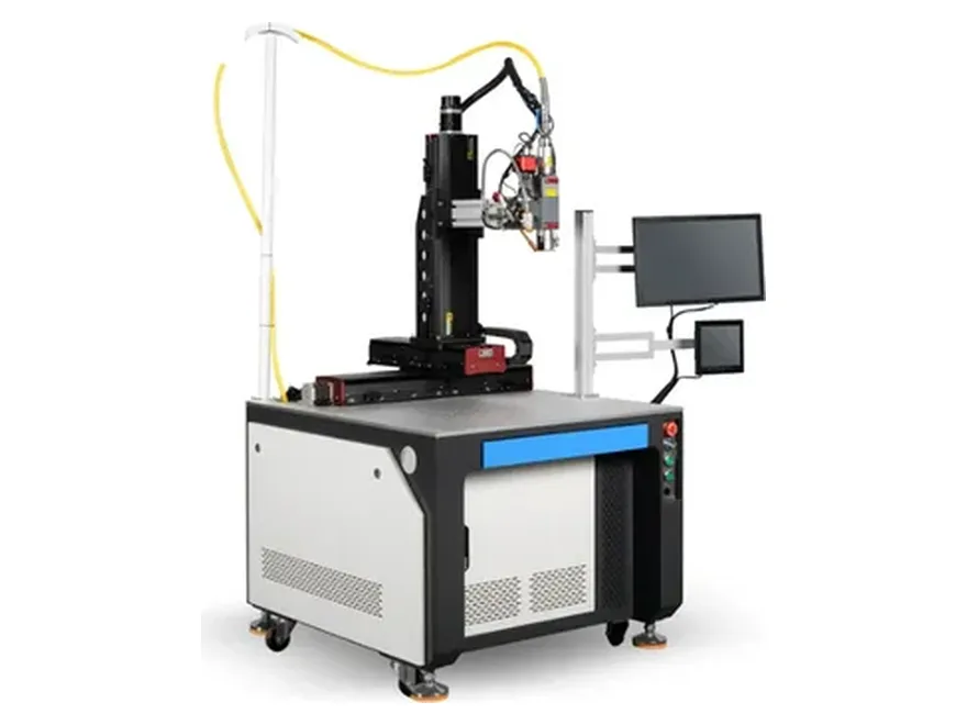 Four-axis automated fiber laser welding machine