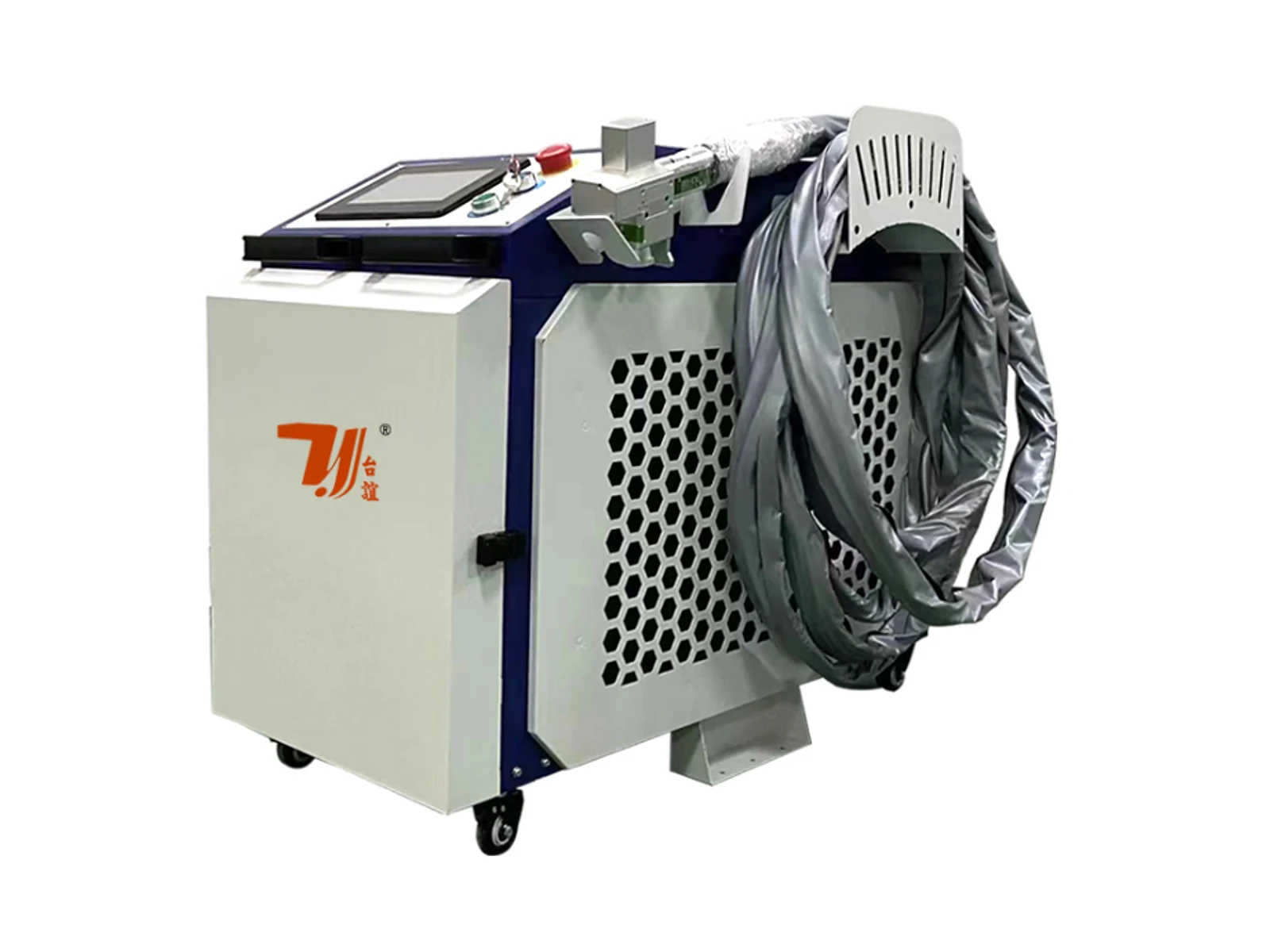 TY-HS1022 blue and white water-cooled continuous laser cleaning machine below 3000 W