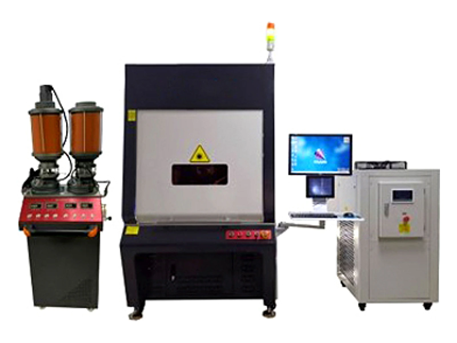 TY-RF2018 fully enclosed laser cladding machine with powder feeder and control equipment