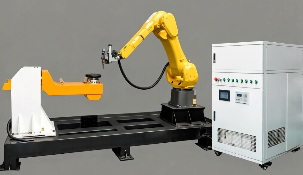 Robot Laser Cutting Machine with Positioner