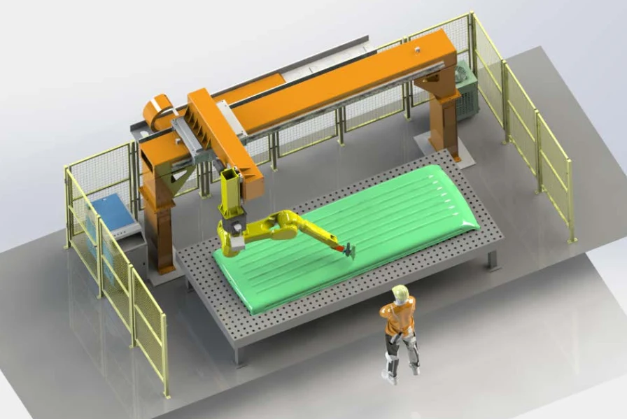 Gantry-Rail Robot Laser Cutting Machine