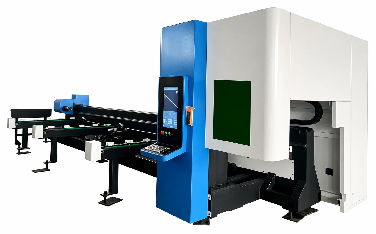 TY-6024 enclosed semi-automatic laser tube cutting machine